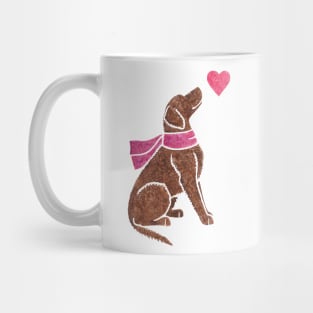 Watercolour Curly-coated Retriever Mug